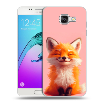 Силиконовый чехол на Samsung Galaxy A5 (2016) с принтом милая лиса