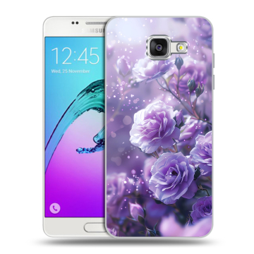 Силиконовый чехол на Samsung Galaxy A5 (2016) с принтом Розы цветы