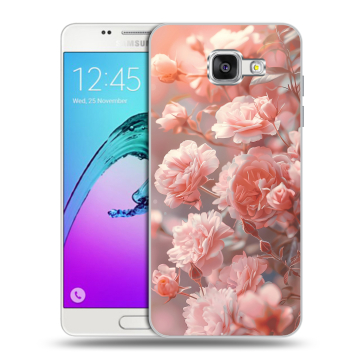 Силиконовый чехол на Samsung Galaxy A5 (2016) с принтом Розовые розы