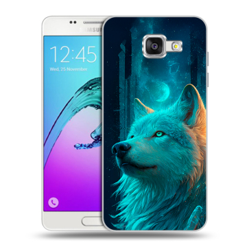 Силиконовый чехол на Samsung Galaxy A5 (2016) с принтом бабочки саккура Силиконовый чехол на Samsung Galaxy A5 (2016) с принтом бабочки саккура