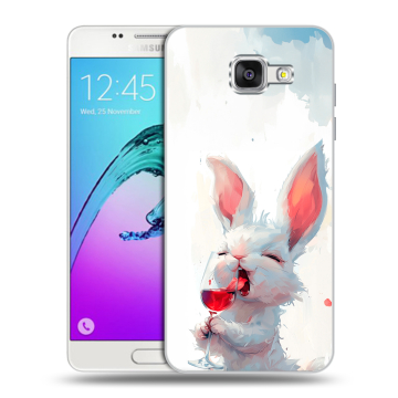 Силиконовый чехол на Samsung Galaxy A5 (2016) с принтом кролик зайчик