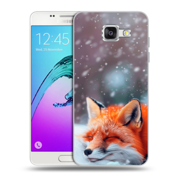 Силиконовый чехол на Samsung Galaxy A5 (2016) с принтом лиса Силиконовый чехол на Samsung Galaxy A5 (2016) с принтом лиса