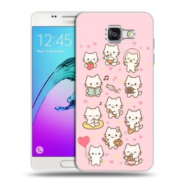Силиконовый чехол на Samsung Galaxy A5 (2016) с принтом Hello Kitty Хелоу Кити