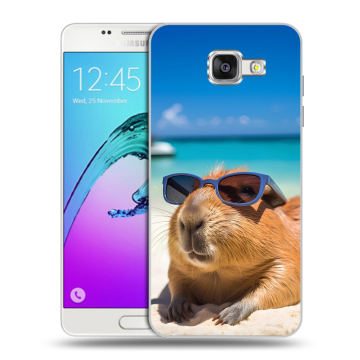 Силиконовый чехол на Samsung Galaxy A5 (2016) с принтом Капибара