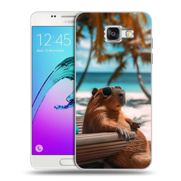 Силиконовый чехол на Samsung Galaxy A5 (2016) с принтом Капибара