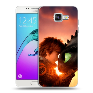 Силиконовый чехол на Samsung Galaxy A5 (2016) с принтом Как приручить дракона Силиконовый чехол на Samsung Galaxy A5 (2016) с принтом Как приручить дракона
