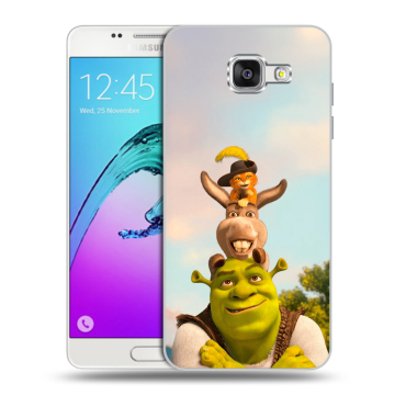 Силиконовый чехол на Samsung Galaxy A5 (2016) с принтом Шрек Shrek Силиконовый чехол на Samsung Galaxy A5 (2016) с принтом Шрек Shrek