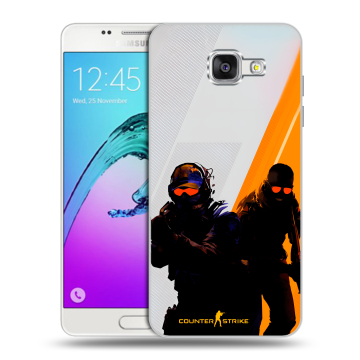 Силиконовый чехол на Samsung Galaxy A5 (2016) с принтом Контер страйк Counter strike Силиконовый чехол на Samsung Galaxy A5 (2016) с принтом Контер страйк Counter strike