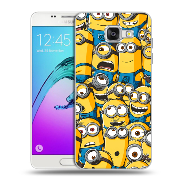 Силиконовый чехол на Samsung Galaxy A5 (2016) с принтом Миньоны