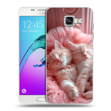 Силиконовый чехол на Samsung Galaxy A5 (2016) с принтом котята котики