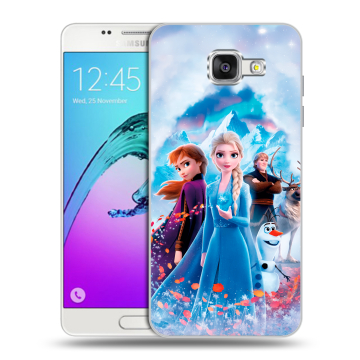 Силиконовый чехол на Samsung Galaxy A5 (2016) с принтом Холодное сердце Frozen