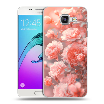 Силиконовый чехол на Samsung Galaxy A5 (2016) с принтом Розы цветы