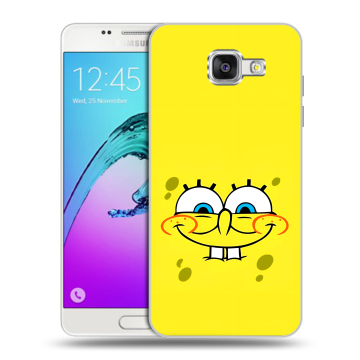 Силиконовый чехол на Samsung Galaxy A5 (2016) с принтом спанчбоб спанч боб