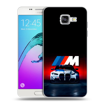 Силиконовый чехол на Samsung Galaxy A5 (2016) с принтом БМВ BMW