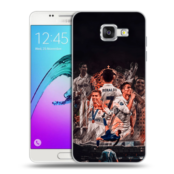 Силиконовый чехол на Samsung Galaxy A5 (2016) с принтом Реал Роналдо Real Ronaldo