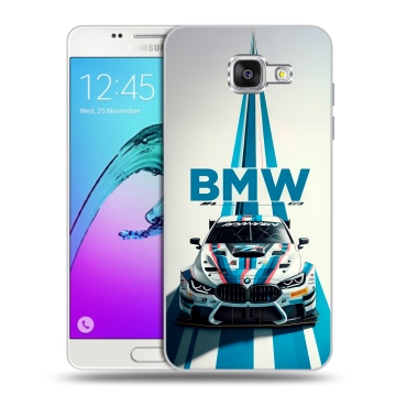 Силиконовый чехол на Samsung Galaxy A5 (2016) с принтом БМВ BMW