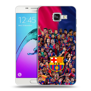 Силиконовый чехол на Samsung Galaxy A5 (2016) с принтом Барселона Barcelona