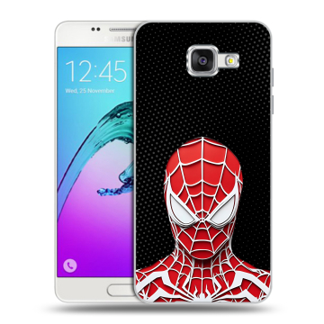 Силиконовый чехол на Samsung Galaxy A5 (2016) с принтом человек паук spiderman Силиконовый чехол на Samsung Galaxy A5 (2016) с принтом человек паук spiderman