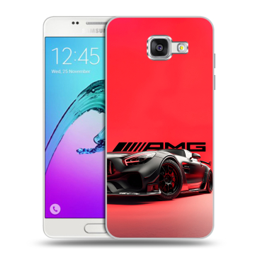 Силиконовый чехол на Samsung Galaxy A5 (2016) с принтом Мерседес Mercedes AMG Силиконовый чехол на Samsung Galaxy A5 (2016) с принтом Мерседес Mercedes AMG