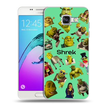 Силиконовый чехол на Samsung Galaxy A5 (2016) с принтом Шрек Shrek Силиконовый чехол на Samsung Galaxy A5 (2016) с принтом Шрек Shrek