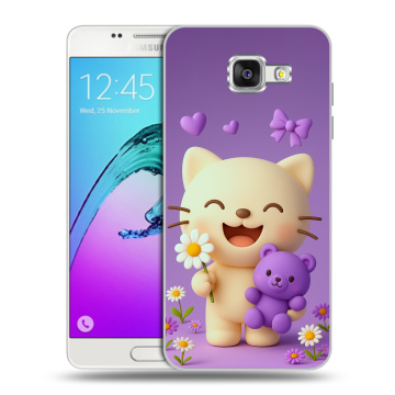 Силиконовый чехол на Samsung Galaxy A5 (2016) с принтом для девочек Силиконовый чехол на Samsung Galaxy A5 (2016) с принтом для девочек