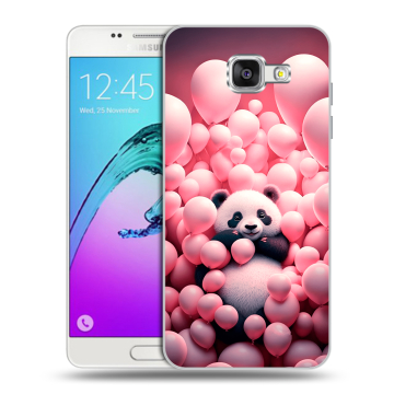 Силиконовый чехол на Samsung Galaxy A5 (2016) с принтом Панда Силиконовый чехол на Samsung Galaxy A5 (2016) с принтом Панда