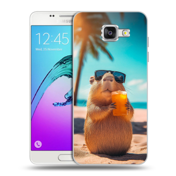 Силиконовый чехол на Samsung Galaxy A5 (2016) с принтом Капибара