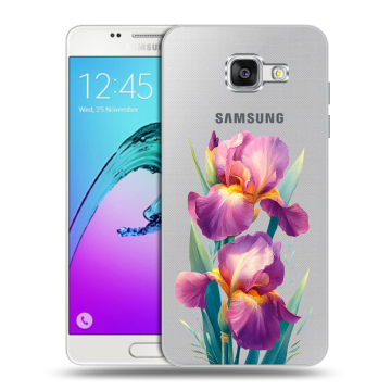 Силиконовый чехол на Samsung Galaxy A5 (2016) с принтом Цветы орхидеи Силиконовый чехол на Samsung Galaxy A5 (2016) с принтом Цветы орхидеи