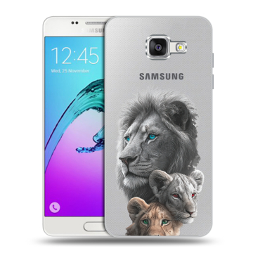 Силиконовый чехол на Samsung Galaxy A5 (2016) с принтом Львы Силиконовый чехол на Samsung Galaxy A5 (2016) с принтом Львы