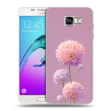 Силиконовый чехол на Samsung Galaxy A5 (2016) с принтом Цветы Силиконовый чехол на Samsung Galaxy A5 (2016) с принтом Цветы