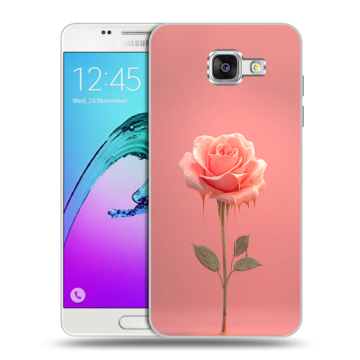 Силиконовый чехол на Samsung Galaxy A5 (2016) с принтом Розовая роза Силиконовый чехол на Samsung Galaxy A5 (2016) с принтом Розовая роза