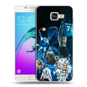 Силиконовый чехол на Samsung Galaxy A5 (2016) с принтом Реал Роналдо