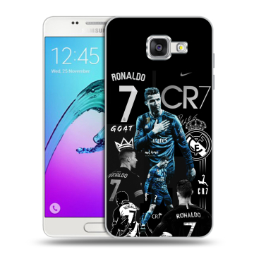 Силиконовый чехол на Samsung Galaxy A5 (2016) с принтом Реал Роналдо
