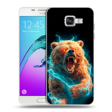 Силиконовый чехол на Samsung Galaxy A5 (2016) с принтом Медведь Силиконовый чехол на Samsung Galaxy A5 (2016) с принтом Медведь