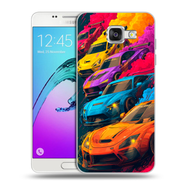 Силиконовый чехол на Samsung Galaxy A5 (2016) с принтом Тачки Силиконовый чехол на Samsung Galaxy A5 (2016) с принтом Тачки