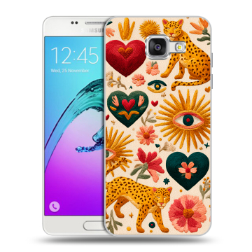 Силиконовый чехол на Samsung Galaxy A5 (2016) с принтом Модный принт Силиконовый чехол на Samsung Galaxy A5 (2016) с принтом Модный принт
