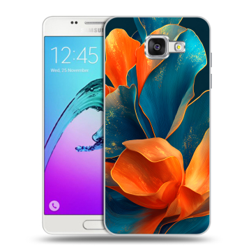 Силиконовый чехол на Samsung Galaxy A5 (2016) с принтом Цветы Силиконовый чехол на Samsung Galaxy A5 (2016) с принтом Цветы