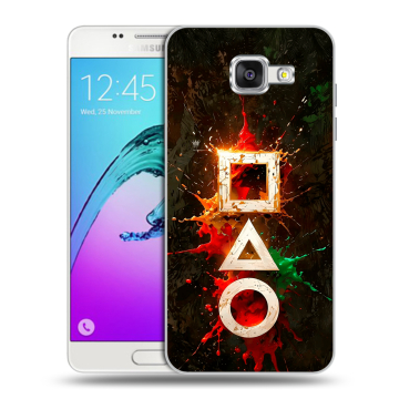 Силиконовый чехол на Samsung Galaxy A5 (2016) с принтом Squid Game Игра кальмара Силиконовый чехол на Samsung Galaxy A5 (2016) с принтом Squid Game Игра кальмара