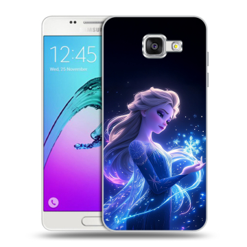 Силиконовый чехол на Samsung Galaxy A5 (2016) с принтом Холодное сердце Frozen