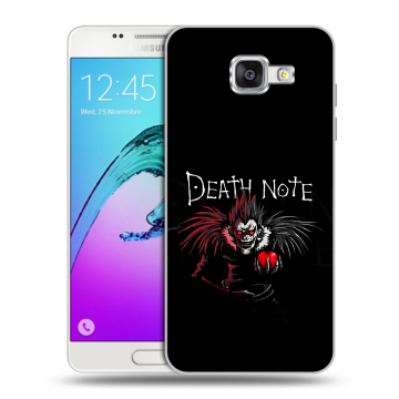Силиконовый чехол на Samsung Galaxy A5 (2016) с принтом Death note Тетрадь смерти