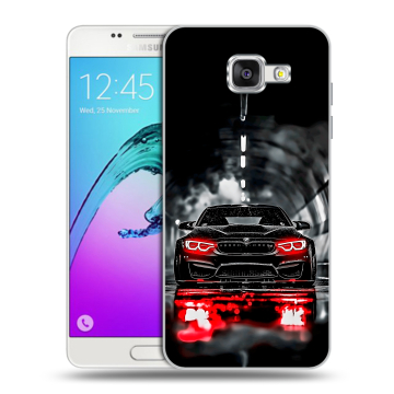 Силиконовый чехол на Samsung Galaxy A5 (2016) с принтом BMW БМВ