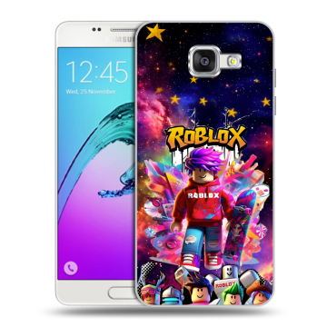 Силиконовый чехол на Samsung Galaxy A5 (2016) с принтом Roblox Роблокс