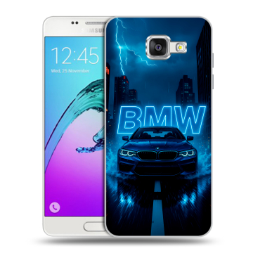 Силиконовый чехол на Samsung Galaxy A5 (2016) с принтом BMW БМВ
