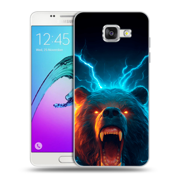 Силиконовый чехол на Samsung Galaxy A5 (2016) с принтом Медведь Силиконовый чехол на Samsung Galaxy A5 (2016) с принтом Медведь