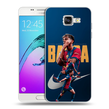 Силиконовый чехол на Samsung Galaxy A5 (2016) с принтом Барселона Barca Yamal 