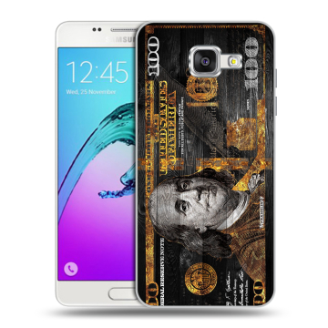 Силиконовый чехол на Samsung Galaxy A5 (2016) с принтом Доллар деньги