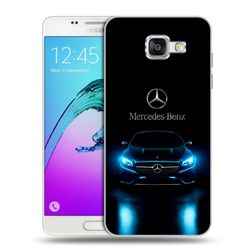 Силиконовый чехол на Samsung Galaxy A5 (2016) с принтом Mercedes Мерседес