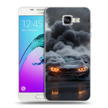 Силиконовый чехол на Samsung Galaxy A5 (2016) с принтом BMW БМВ