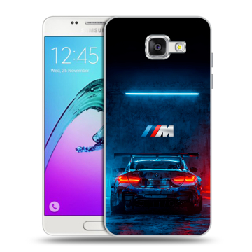 Силиконовый чехол на Samsung Galaxy A5 (2016) с принтом BMW БМВ