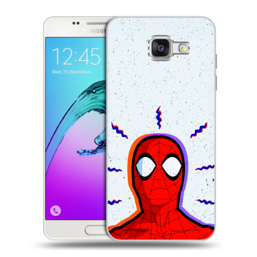 Силиконовый чехол на Samsung Galaxy A5 (2016) с принтом Spiderman Человек паук Силиконовый чехол на Samsung Galaxy A5 (2016) с принтом Spiderman Человек паук